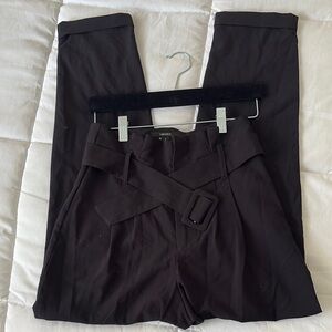 Women's Black High-Waisted Pants